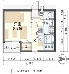 東照宮駅 徒歩14分 1階の物件間取画像